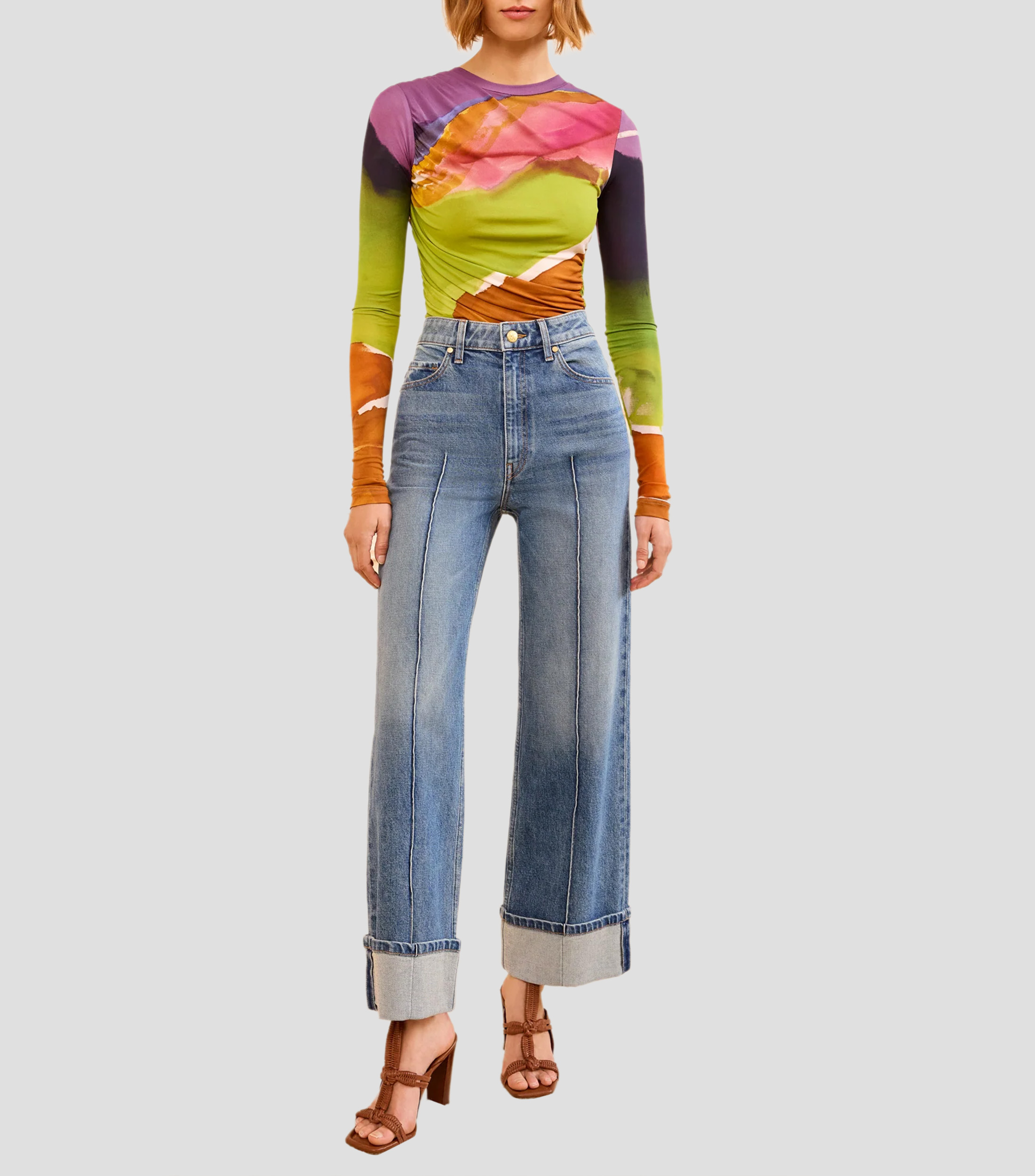 Jeans recto Mujer